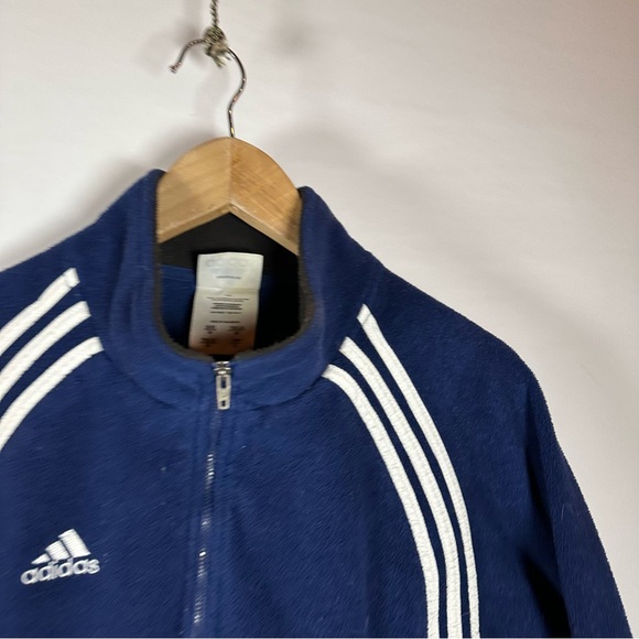 Vintage Adidas Navy Blue and Black Pullover - Picture 3 of 4